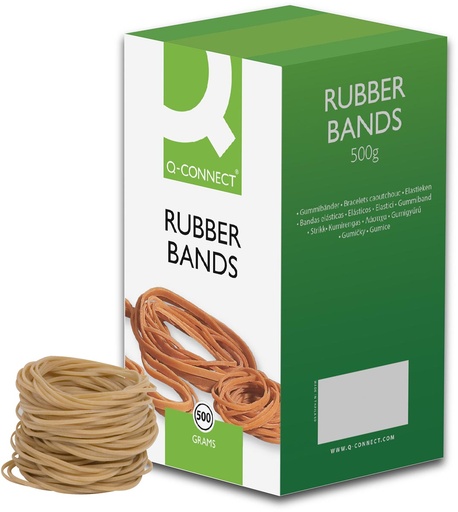 [TIM-KF10527] Elastieken Q-Connect breedte 1,5mm lengte 90mm nr 19 500g