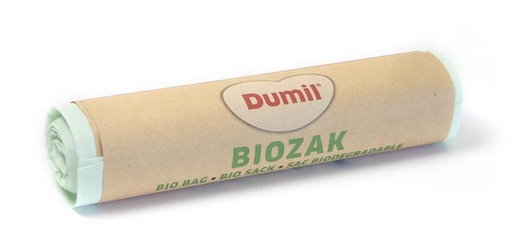 [TIM-VB00941] Composteerbare vuilniszakken Dumil bio voor GFT 16µ 60L groen (5)
