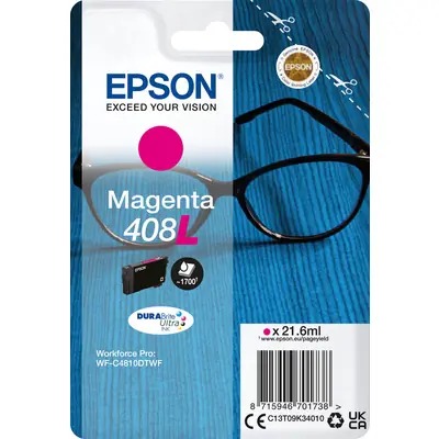 [EPS-T09K34010] Cartridge Epson inkjet 408XL Durabrite HC T09K 1700pag MAG
