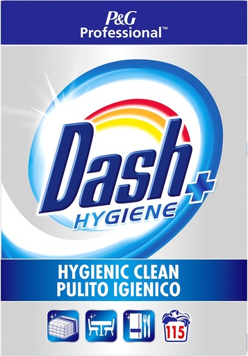 [TIM-6858526] Waspoeder Dash Professional Hygiëne Plus doos 5,75kg 115 wasbeurten