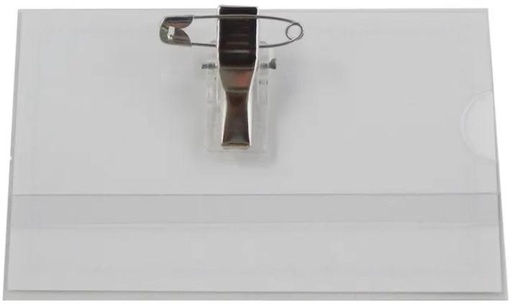 [TIM-92571] Badge met combiklem 58x90mm incl. etiketten (100)