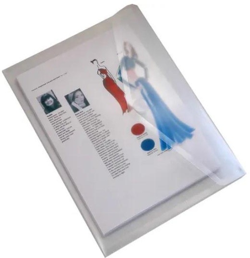 [TIM-90461] Documentmap PP A5 velcro sluiting transparant (10)