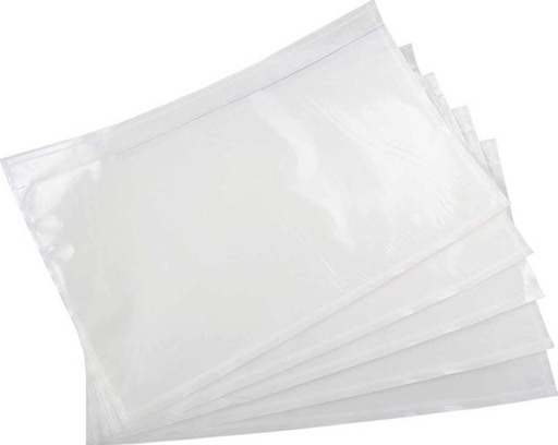 [40077] Packing list PP DL 225x122mm blanco transparant (1000)