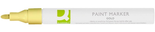 [TIM-KF14464] Paintmarker Q-Connect ronde punt 2-3mm op oliebasis goud