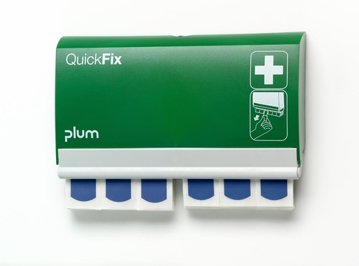 [TIM-3320510] Pleisterautomaat Plum QuickFix incl. 2x45 detecteerbare blauwe pleisters