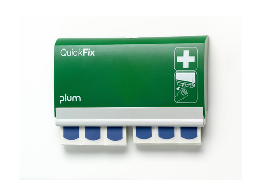 [TIM-3320510] Pleisterautomaat Plum QuickFix incl. 2x45 detecteerbare blauwe pleisters
