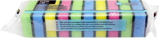 [TIM-475414] Schuurspons Aqualine 9x6x3cm (10)
