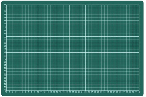 [3185123] Snijmat A4 30x22cm met grafische verdeling groen