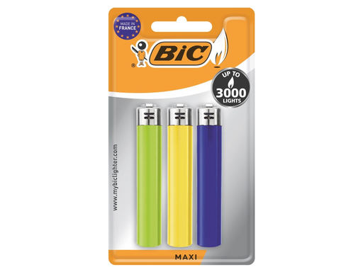[TIM-807977] Aansteker BIC Maxi vuursteen assorti (3)