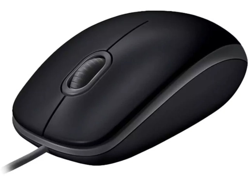 [ITA-B110] Muis met draad Logitech B110 Silent 3 knoppen kabel stil USB zwart