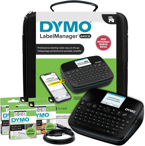 [DYM-2202106] Dymo labelmanager 640 CB azerty incl. koffer