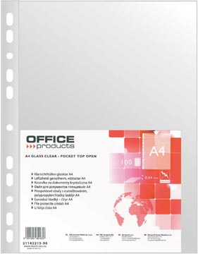 [TIM-1142215] Showtas Office Products PP A4 40 micron 11-gaats glashelder (100)
