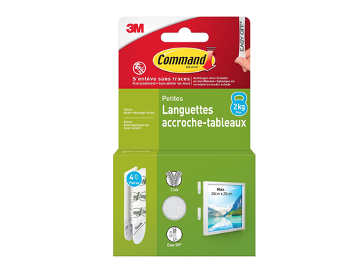 [TIM-17202W] Fotolijststrip Command small draagvermogen 1,8 kg wit (8)