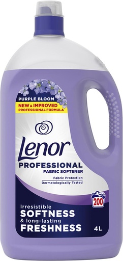 [TIM-328776] Wasverzachter Lenor Professional  paarse bloem fles van 4 l