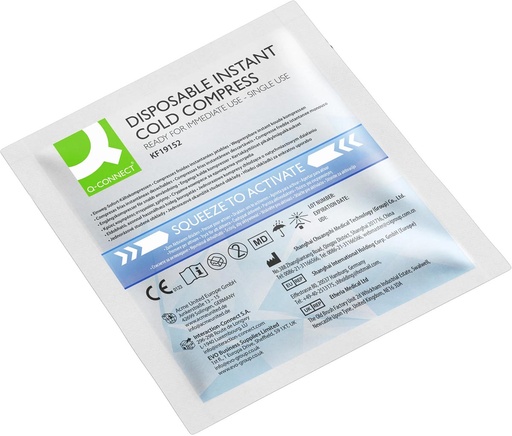 [TIM-KF19152]  Koud kompres Q-CONNECT 13 x 14 cm eenmalig gebruik (10)