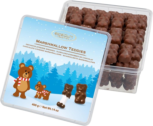 [TIM-090073] Marshmallow chocolade Hamlet  doos van 400 gram