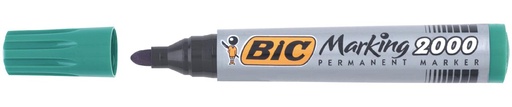 [TIM-2000V] Marker Bic permanent  2000-2300 groen schrijfbreedte 1,7 mm ronde punt