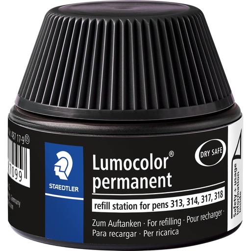 [KAN-487179] Refill station Staedtler Lumocolor permanent zwart