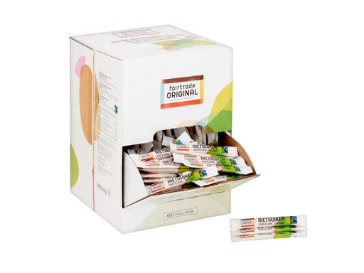 [QUA-60112931] Rietsuikersticks Fairtrade Original (600)