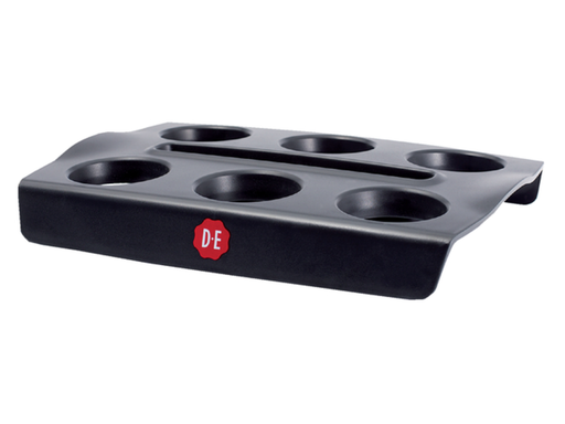 [QUA-4055025] Bekerplateau Douwe Egberts voor 6 bekers zwart