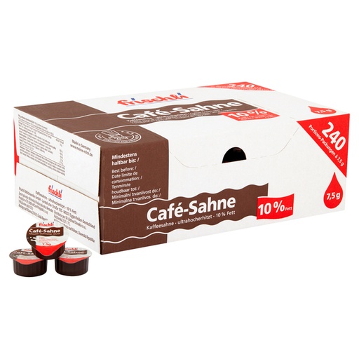 [QUA-70102902] Koffieroom Frischli halfvolle melk 7,5 gram 240 cups 
