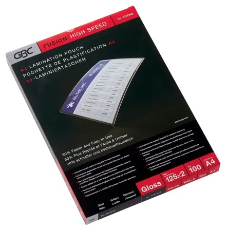 [ACCO-3747348] Lamineerhoes GBC HighSpeed A4 2x125µ (100)