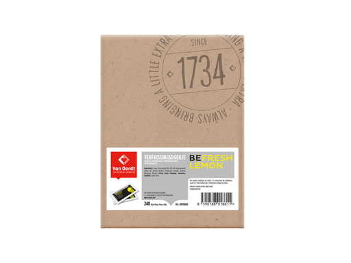 [QUA-60116820] Verfrissingsdoekje van Oordt BeFresh citroen 240x1st