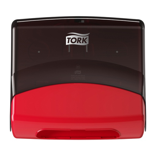 [QUA-654008] Reinigingsdoekdispenser Tork W4 Performance gevouwen rood 