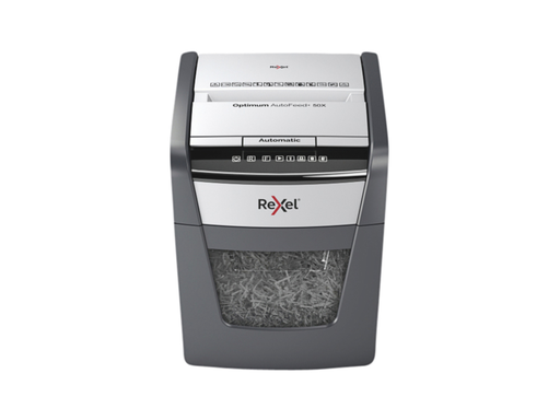 [PVN-2020050XEU] Automatische papiervernietiger Rexel Optimum AutoFeed+ 50X Cross Cut P4