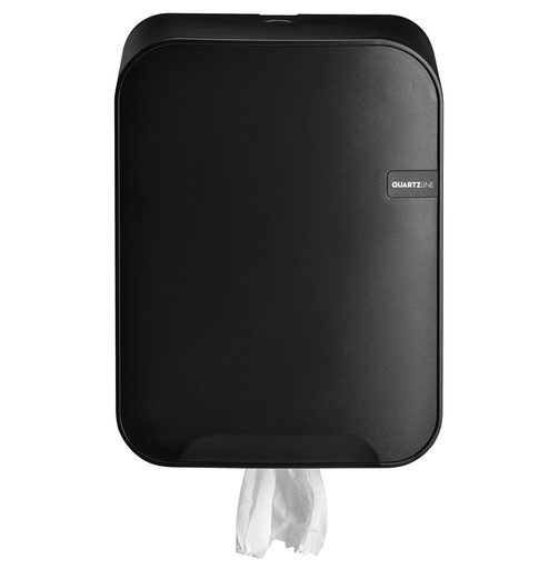 [QUA-441154] Poetspapierdispenser Quartzline Q16 medium zwart 