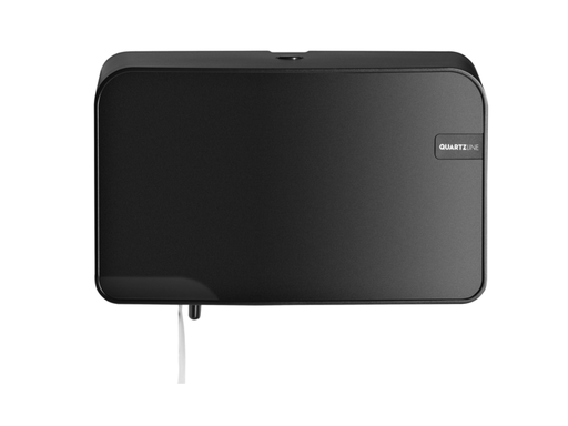 [QUA-441052] Toiletpapierdispenser Quartzline Q2 klein duo zwart 