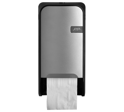 [QUA-441091] Toiletpapierdispenser Quartzline Q1 systeemrol duo zilver 