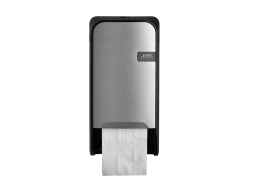 [QUA-441091] Toiletpapierdispenser Quartzline Q1 systeemrol duo zilver 