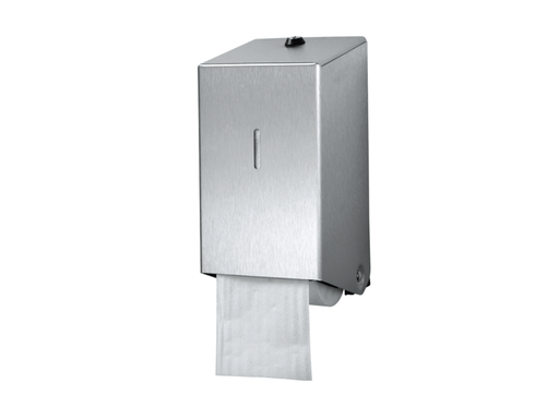 [QUA-438990] Poetspapierdispenser Euro Products universeel medium zilver 