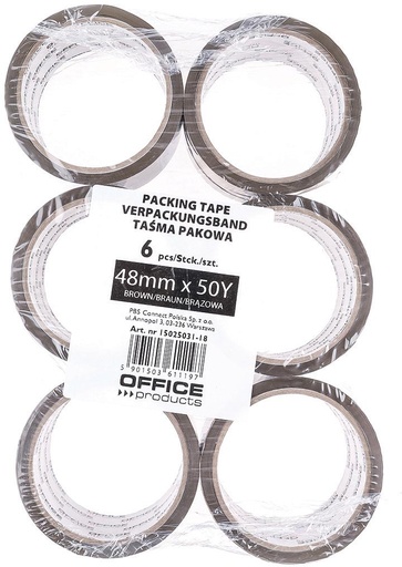 [TIM-P503118] Verpakkingstape OFFICE products ft 48 mm x 46 m bruin