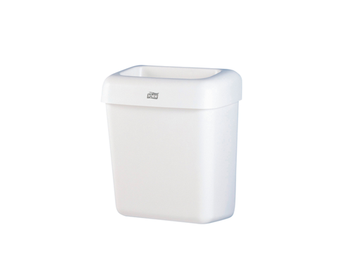 [QUA-226100] Afvalbak Tork B2 open inworp 20 liter wit 226100