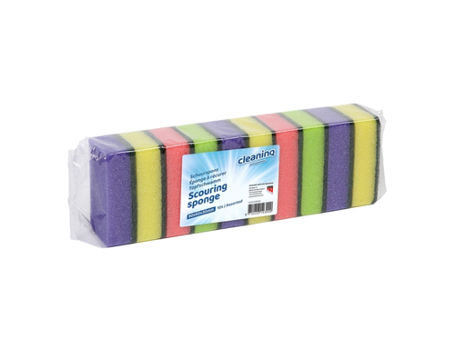 [QUA-105081] Schuurspons Cleaninq assorti (10)