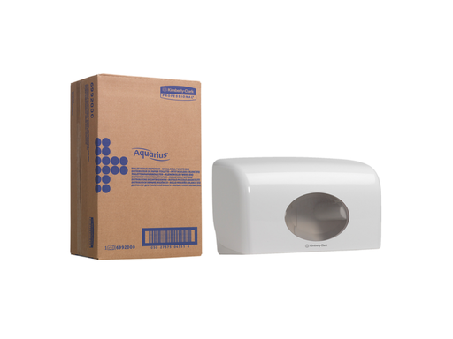 [QUA-6992] Toiletpapierdispenser Kimberly Clark Aquarius duo wit 