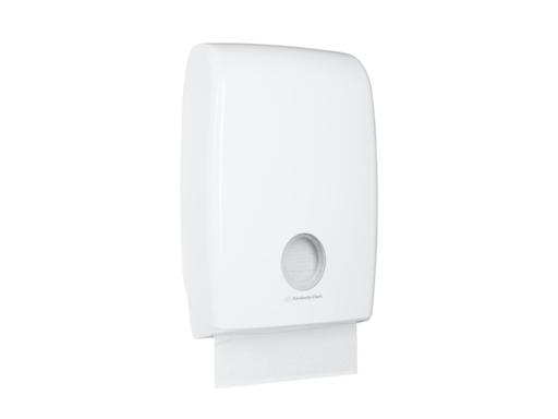 [QUA-U7023] Handdoekdispenser Kimberly Clark Aquarius m-vouw wit 