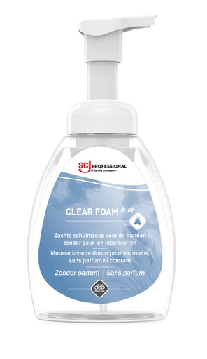 [QUA-CLR250ML] Handzeep SCJ Clear Foam Pure parfumvrij 250ml