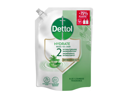 [QUA-3243235] Handzeep Dettol Hydrating Aloe Vera antibacterieël 500ml refill