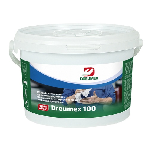[QUA-11301001008] Handreinigingsdoek Dreumex 100 emmer wit (100)