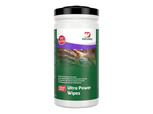 [QUA-20600901001] Reinigingsdoek Dreumex Ultra Power Wipes bus wit (90)