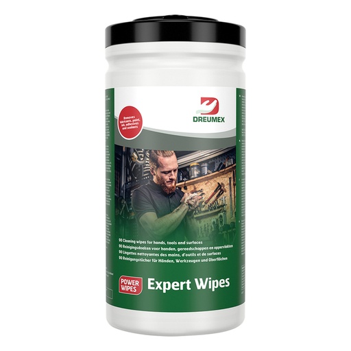 [QUA-59000901002] Reinigingsdoek Dreumex Expert Wipes bus wit (90)