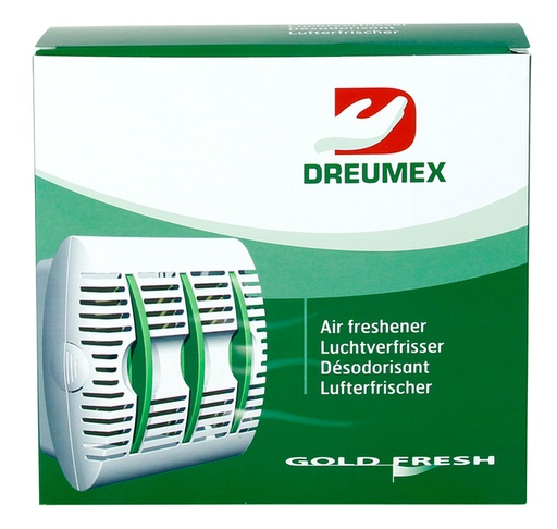 [QUA-99999091040] Luchtverfrisserdispenser Dreumex Gold Fresh wit