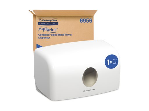 [QUA-6956] Handdoekdispenser Aquarius voor i-vouw mini wit 