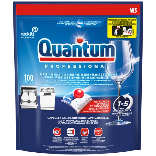 [QUA-3314361] Vaatwastabletten Quantum Pro All-in-one (100)