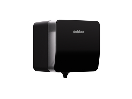 [QUA-333417] Poetspapierdispenser Satino CF1 Hyginity Plus medium zwart 