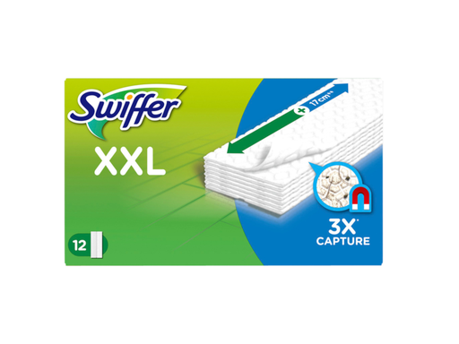 [QUA-8700216753524] Vloerwisdoekjes Swiffer navulling XXL droge doekjes (12)