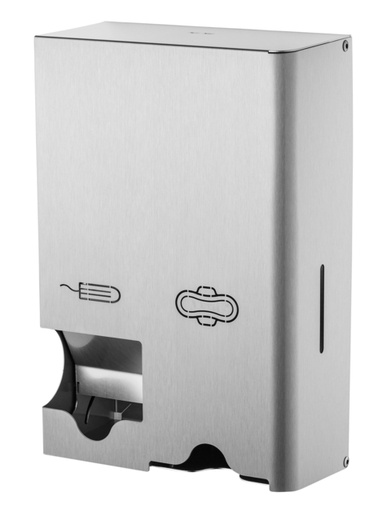 [QUA-19122] Dameshygiënedispenser MediQo-line klein RVS fingerprint coating